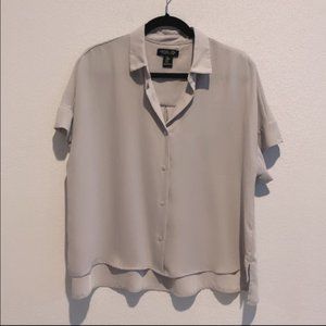 Rachel Zoe High Low Button Down Blouse - EUC, M